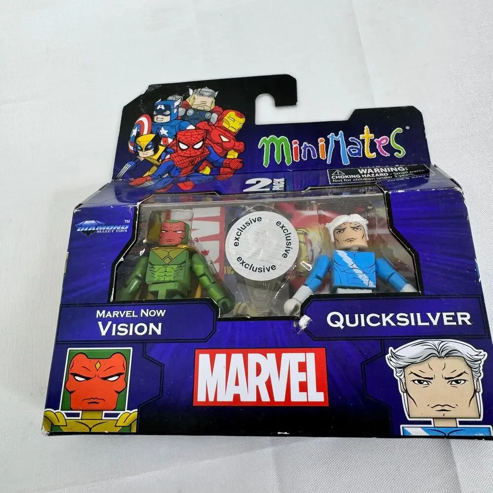 Marvel‎ Minimates TRU Toys R Us Wave 19 Marvel Now Vision & Quicksilver